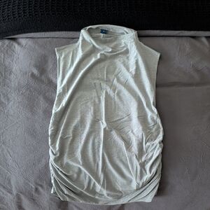 Old Navy Shimmering Gray Sleeveless Blouse-NEW